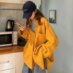 Unzzy Chic Long Sleeve Shirt KF81686