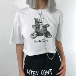 Unzzy Harajuku Bear T-shirt KF81335 HOT SALE 8 Unzzy Harajuku Bear T-shirt KF81335 HOT SALE