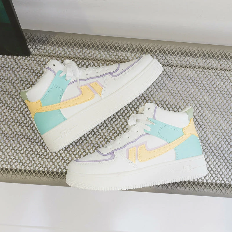 Unzzy HOT SALE ULZZANG High-top Sneakers KF82267 5 Unzzy HOT SALE ULZZANG High-top Sneakers KF82267