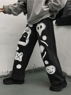 Unzzy Dark Anime Pants KF81168 HOT SALE 11 Unzzy Dark Anime Pants KF81168 HOT SALE