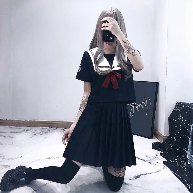 Unzzy Jk Uniform Two-piece KF9134 HOT SALE 1 Unzzy Jk Uniform Two-piece KF9134 HOT SALE