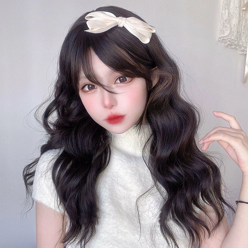 Unzzy Black Brown Roll Wig KF9241 Newest Wig 5 Unzzy Black Brown Roll Wig KF9241 Newest Wig