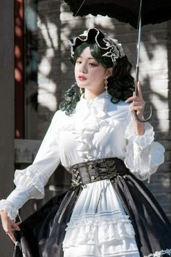 Unzzy Dark Green Long Curly Wig KF81793