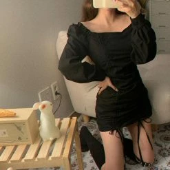 Unzzy HOT SALE Retro Diablo Dress KF81135