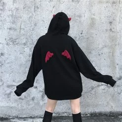 Unzzy Dark Devil Hoodie KF9505 HOT SALE