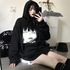Unzzy HOT SALE Anime Long Sleeve Hoodie KF9545