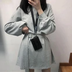 Unzzy Chic Dress (with Belt) KF9406