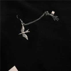 Unzzy Flying Swallow One-piece Earrings(one) KF50079