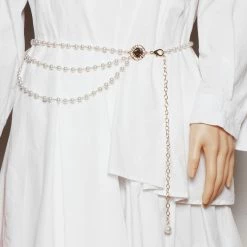 Unzzy Pearl Waist Chain KF81835