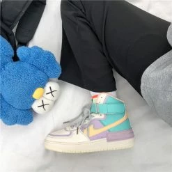 Unzzy High Top Macaron Sneakers KF81038