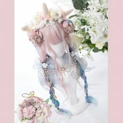 Unzzy Mixed Pink Gradient Wig KF81692