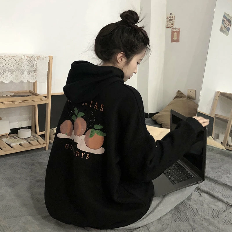Unzzy HOT SALE Fruit Print Hooded Sweatshirt KF82417 3 Unzzy HOT SALE Fruit Print Hooded Sweatshirt KF82417