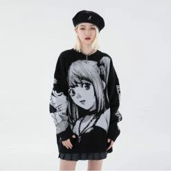 Unzzy Dark Anime Sweater KF82010 HOT SALE