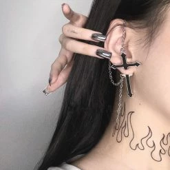 Unzzy HOT SALE Dark Hanging Earring KF90382