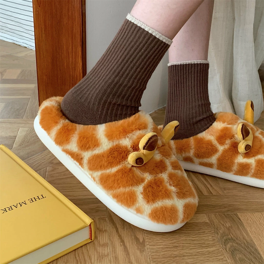 Unzzy Orange Cartoon Cotton Slippers KF82434 HOT SALE 4 Unzzy Orange Cartoon Cotton Slippers KF82434 HOT SALE