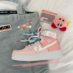 Unzzy Pink Casual Sneakers KF81712