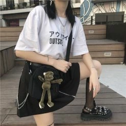 Unzzy HOT SALE Ulzzang Shoulder Bag KF90802 9 Unzzy HOT SALE Ulzzang Shoulder Bag KF90802