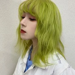 Unzzy Green Short Roll Wig KF9226 HOT SALE