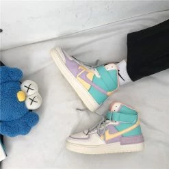 Unzzy High Top Macaron Sneakers KF81038