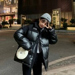 Unzzy Retro Black Cotton Jacket KF82362 8 Unzzy Retro Black Cotton Jacket KF82362