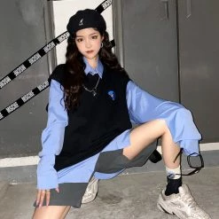 Unzzy HOT SALE Shirt Sweater Vest KF81733