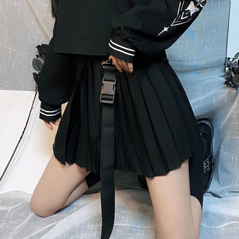 Unzzy HOT SALE Dragon Embroidered Skirt KF81414 2 Unzzy HOT SALE Dragon Embroidered Skirt KF81414