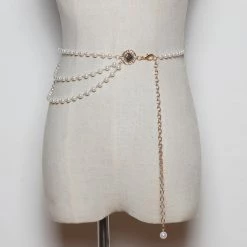 Unzzy Pearl Waist Chain KF81835