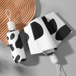 Unzzy Cow Pattern Umbrella KF82494