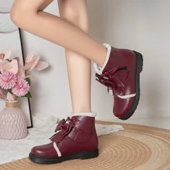 Unzzy Winter Student Martin Boots KF10093