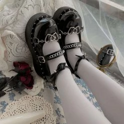 Unzzy Punk Platform Shoes KF82096 HOT SALE