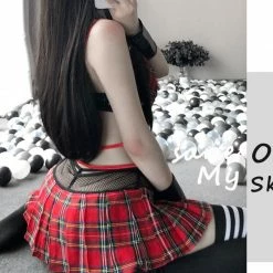 Unzzy Plaid Uniform Set KF82157