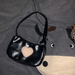 Unzzy Black Love Shoulder Bag KF82117 HOT SALE 8 Unzzy Black Love Shoulder Bag KF82117 HOT SALE