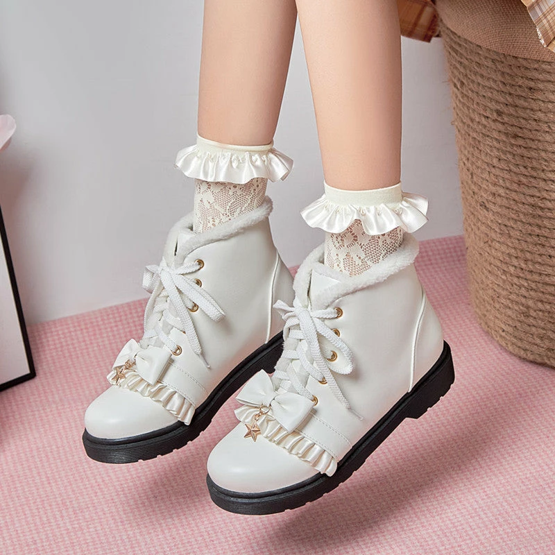 Kfashionstyle HOT SALE Lolita Plus Cashmere Martin Boots KF30010 2 Kfashionstyle HOT SALE Lolita Plus Cashmere Martin Boots KF30010