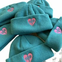 Unzzy Embroidered Love Woolen Hat KF81997