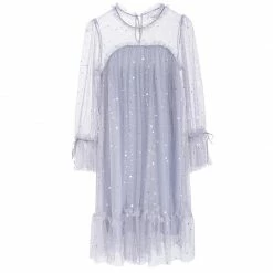 Unzzy Pastel Mesh Dress KF9407 9 Unzzy Pastel Mesh Dress KF9407