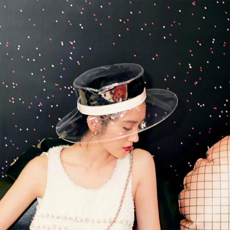 Unzzy Transparent Top Hat KF90514 HOT SALE 3 Unzzy Transparent Top Hat KF90514 HOT SALE