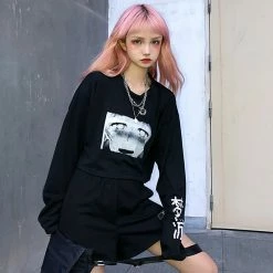 Unzzy Dark Cartoon T-shirt KF9392