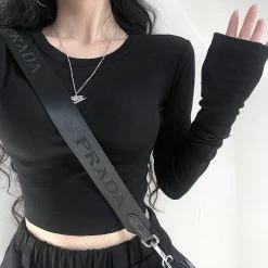 Unzzy HOT SALE Chic Long Sleeve T-shirt KF81590