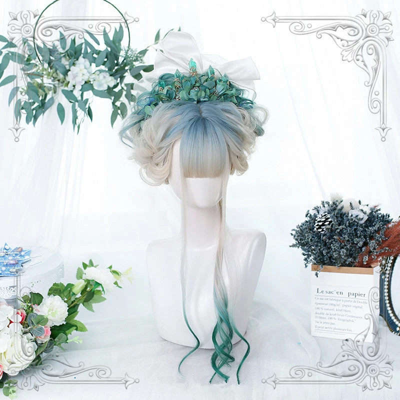 Unzzy Gradient Long Curly Wig KF81512 HOT SALE 3 Unzzy Gradient Long Curly Wig KF81512 HOT SALE