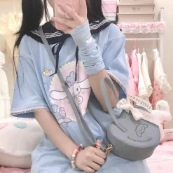 Unzzy Cute Cartoon Print T-shirt Kf82719 HOT SALE