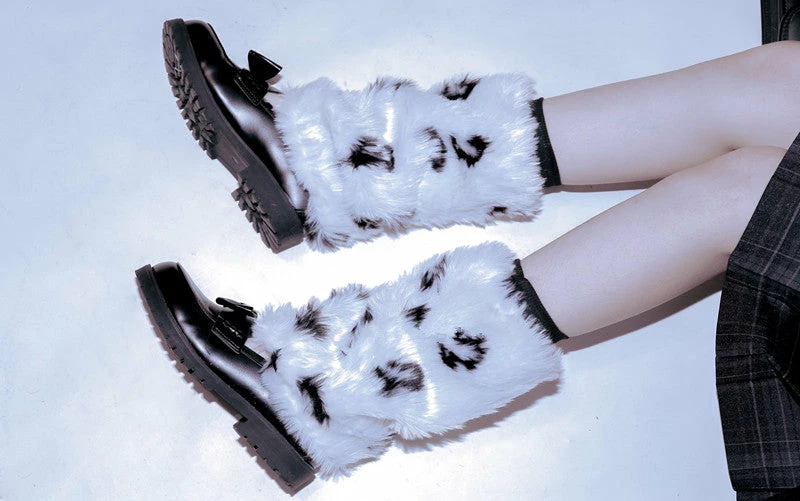 Unzzy HOT SALE Harajuku Black And White Leg Cover KF81607 5 Unzzy HOT SALE Harajuku Black And White Leg Cover KF81607