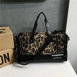 Unzzy HOT SALE Unisex Leopard Print Handbag KF81657