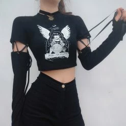 Unzzy Black Angel T-shirt KF81868