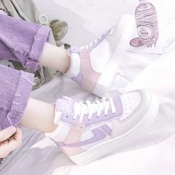 Unzzy HOT SALE ULZZANG High-top Sneakers KF82267
