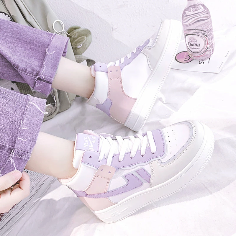 Unzzy HOT SALE ULZZANG High-top Sneakers KF82267 2 Unzzy HOT SALE ULZZANG High-top Sneakers KF82267