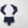 Unzzy Two Piece Blue Swimsuit KF82665
