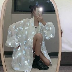 Unzzy HOT SALE Butterfly Reflective Shirt KF81491 9 Unzzy HOT SALE Butterfly Reflective Shirt KF81491