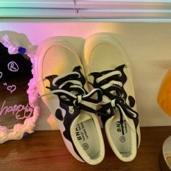 Unzzy HOT SALE Cute Platform Canvas Shoes KF82706