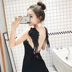 Unzzy Sexy Wings Swimsuit KF81356