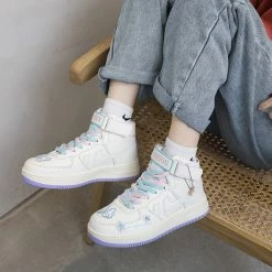 Unzzy ULZZANG Cute High Heel Sneakers KF82280